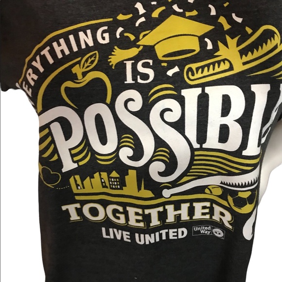 BELLA CANVAS Everything Is Possible Together T-shirt SIZE XL - Picture 2 of 6
